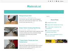 Tablet Screenshot of beternak.net